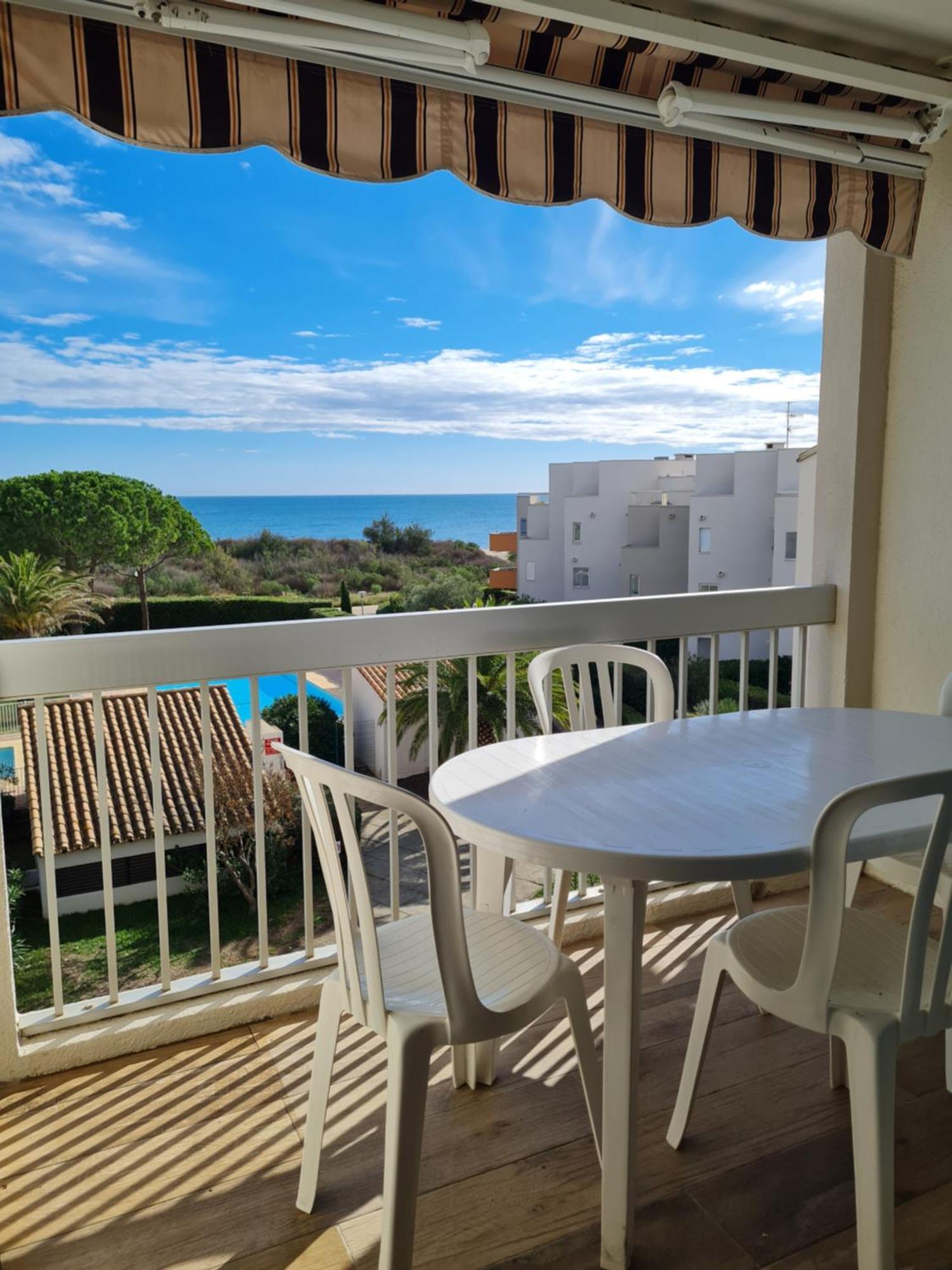 Magnifique Vue Mer Pour Ce T2 Avec Piscine Saint-Cyprien  Zewnętrze zdjęcie